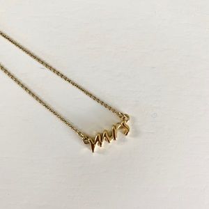 Kate Spade MRS gold necklace